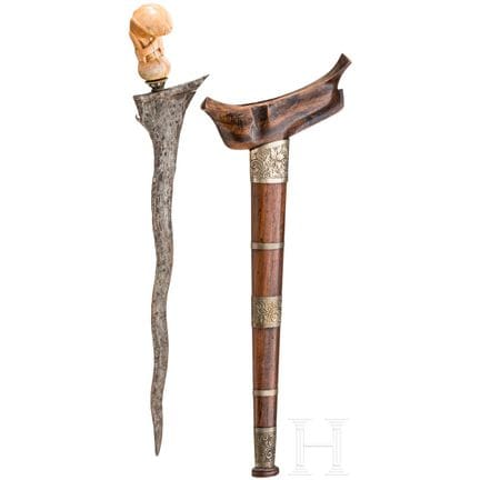 Un kris di Sumatra, 1900 circa  
Lama in minerale 