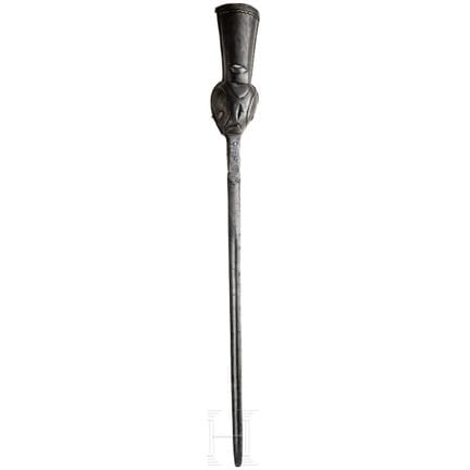 Un pata indiano, circa 1800  
Lama a doppio taglio