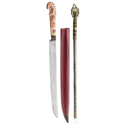 Un bicak et un suma, Balkans, XIXe siècle  
Le bic