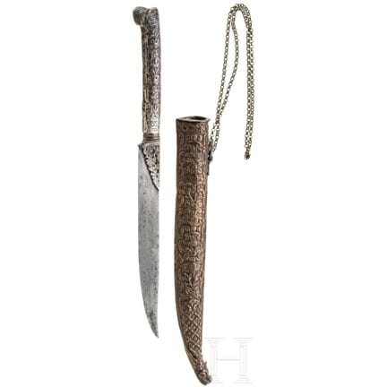 Bicak ottoman à monture en argent, XIXe siècle  
L