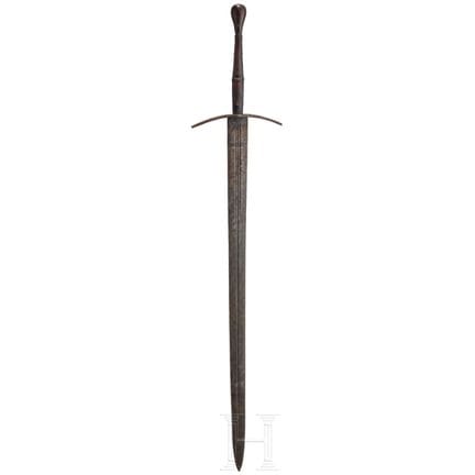 Épée allemande à une main et demie, vers 1500  
La