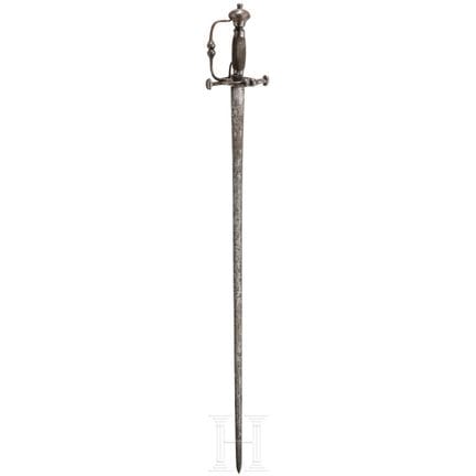 Épée de campagne allemande à lame gravée, vers 166