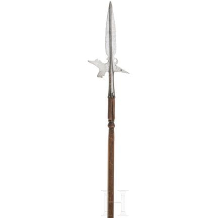 Une hallebarde de chasse allemande, vers 1600  
Po