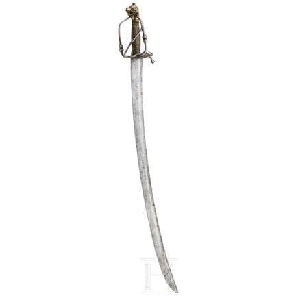 Sabre de campagne suisse à pommeau en forme de têt