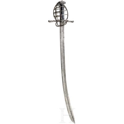 Sabre autrichien à poignée en osier, vers 1570  
L