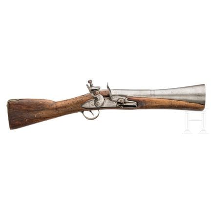 A French flintlock blunderbuss, Morville (?), c. 1