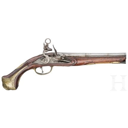 A miquelet-lock pistol, Eudal Pouvs in Barcelona, 