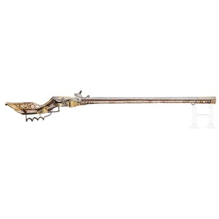 A Silesian wheellock rifle (tschinke) with Ottoman