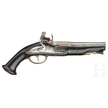 Pistola a pietra focaia, turca dei Balcani, 1820 c