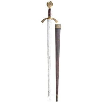 Spada cavalleresca tedesca nello stile del 1300 ci