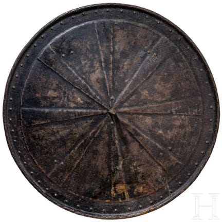 Una rondache tedesca, 1580 circa  
Scudo leggermen