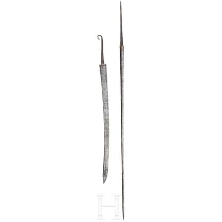 Deux lames allemandes pour une petite épée et un p