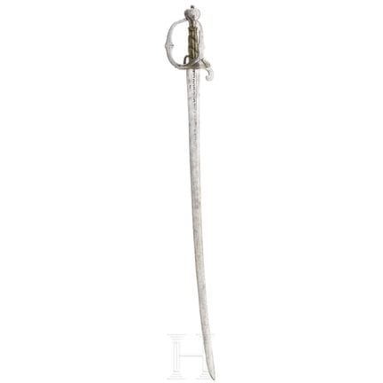 Sabre de campagne de Munich, vers 1620/30  
Lame a
