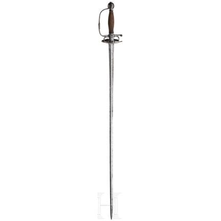 Une petite épée flamande, vers 1700  
Lame à doubl