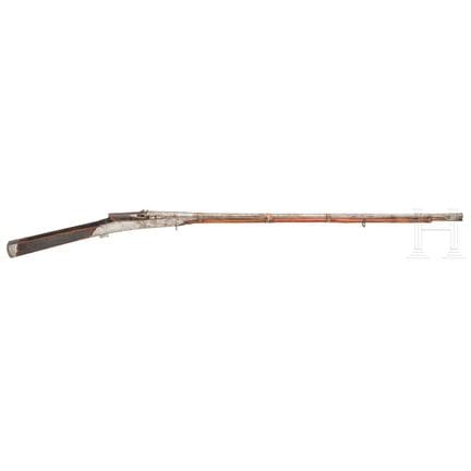 An Indian matchlock rifle (toradar), circa 1800  
