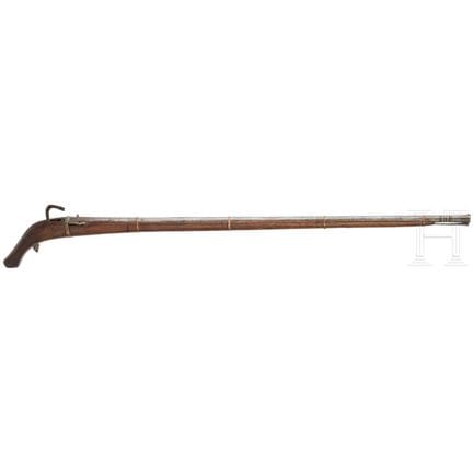 A Chinese matchlock rifle, 19th century  
Oktagona
