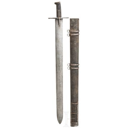Épée lourde d'un hussard hongrois, vers 1700  
Lam