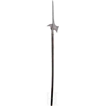 Hellebarde d'Allemagne du Sud, vers 1520  
Lame de