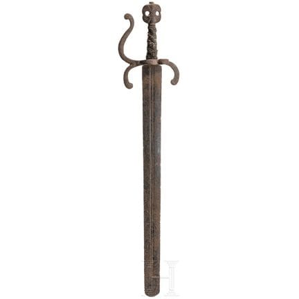 Une épée courte styrienne à lame gravée, Autriche,