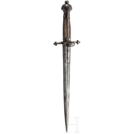 Une dague allemande pour gaucher, de style saxon, 