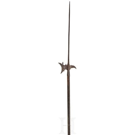 Hallebarde allemande, vers 1590  
Longe pointe d'e