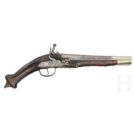 Pistola a pietra focaia, Balcani, 1830 circa  
Can