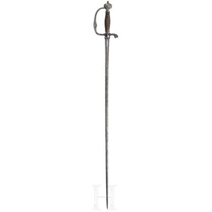 Une petite épée franco-flamande, vers 1680  
Lame 
