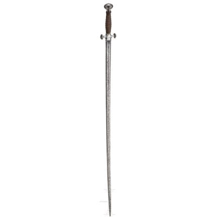 Une épée de cavalerie allemande, vers 1670  
Lame 