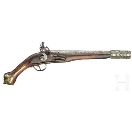 Pistola a pietra focaia turca dei Balcani, prima m