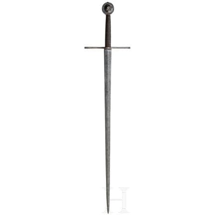 Spada cavalleresca in stile tedesco del XV secolo,