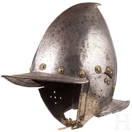 Burgonetta italiana, 1590 circa  
Calotta pesante,