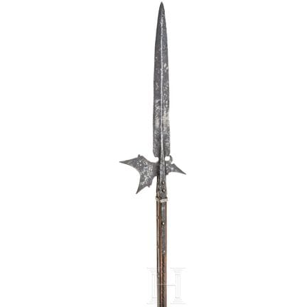 Hallebarde autrichienne, vers 1580  
Lame d'estoc 