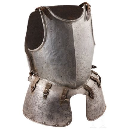 Una corazza italiana con tassetti, 1600 circa  
Pe