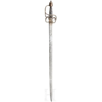 Une rapière allemande massive, vers 1610  
Lame ro