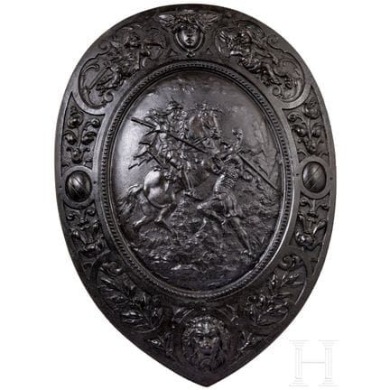 Bouclier de cérémonie de la Renaissance, dans le s
