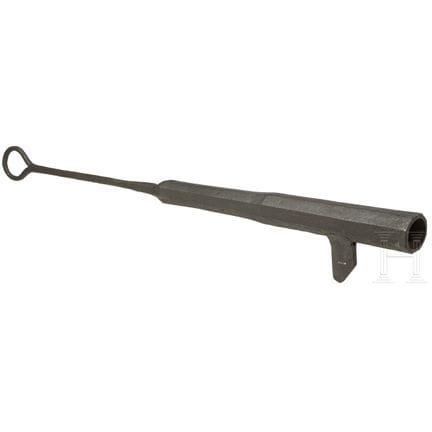 A heavy German iron haquebut (handgonne), 2nd half