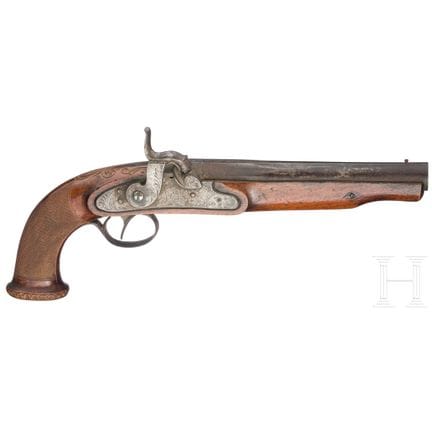 A percussion officer's pistol, Contriner in Vienna