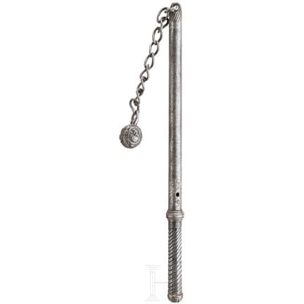 A Victorian horseman's flail in the style of 1600,