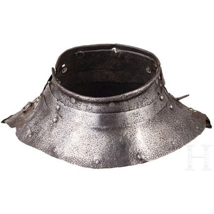 Un gorget tedesco, 1540 circa  
Piastra corta per 