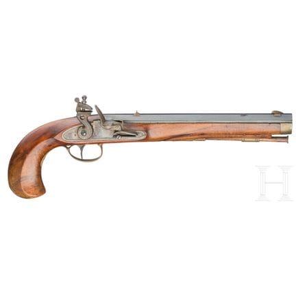 An Italian reproduction of a Kentucky flintlock pi