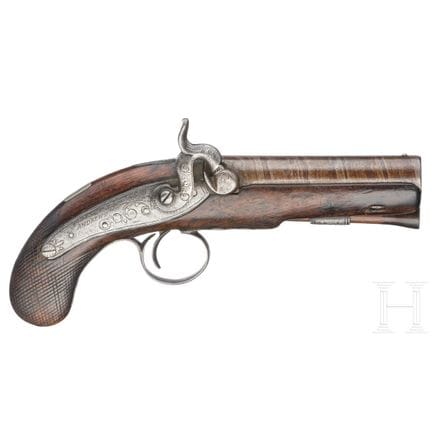 A percussion traveling pistol, Andrews in Clone (I