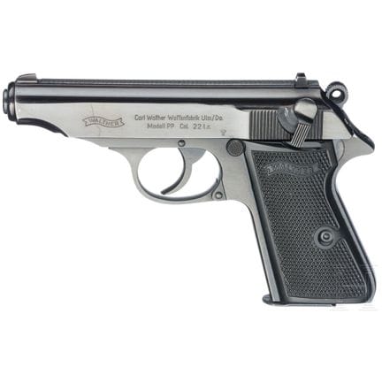 Un Walther (Ulm) modèle PP  
Calibre .22lr, n° 294