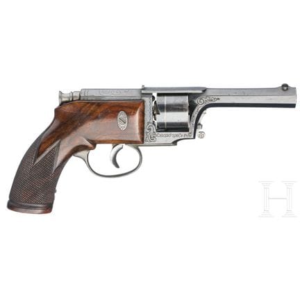 Revolver Dreyse a percussione ad ago, 1870 circa  