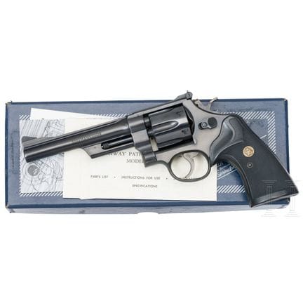 史密斯-韦森 Mod. 28-2 公路巡警型  
口径 .357Mag，编号 N295208，光面枪