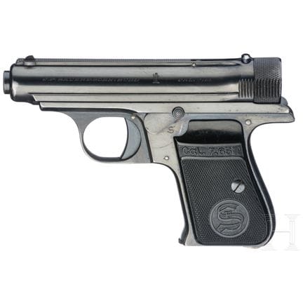 A Sauer &amp; Sohn, modèle 30  
Calibre 7,65 mm Br