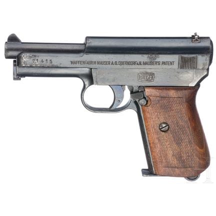 Une Mauser mod. 1914, contrat militaire  
Calibre 