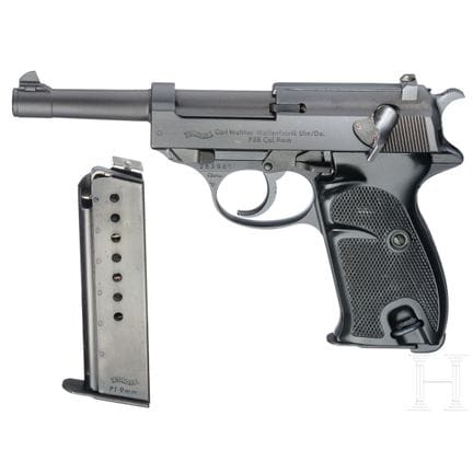 Walther (Ulm) Mod. P 38  
Calibre 9 mm Luger, n° 2