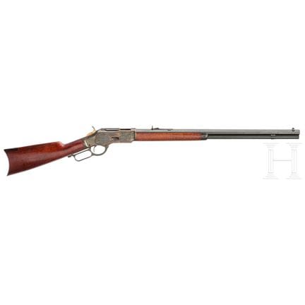 A Hege-Uberti 温彻斯特 1873型  
口径 .357Mag，编号 58174，光面八