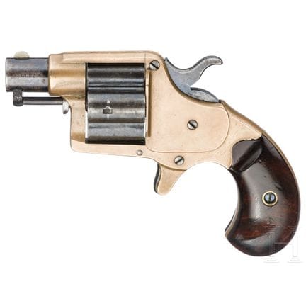 Un Colt Cloverleaf House Model  
Calibre .41 Rimfi