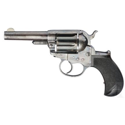 Un Colt modèle 1877 « Lightning »  
Calibre .380 L